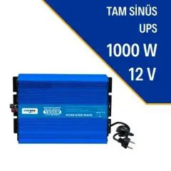 1000W-12V TAM SİNÜS İNVERTER (UPS)