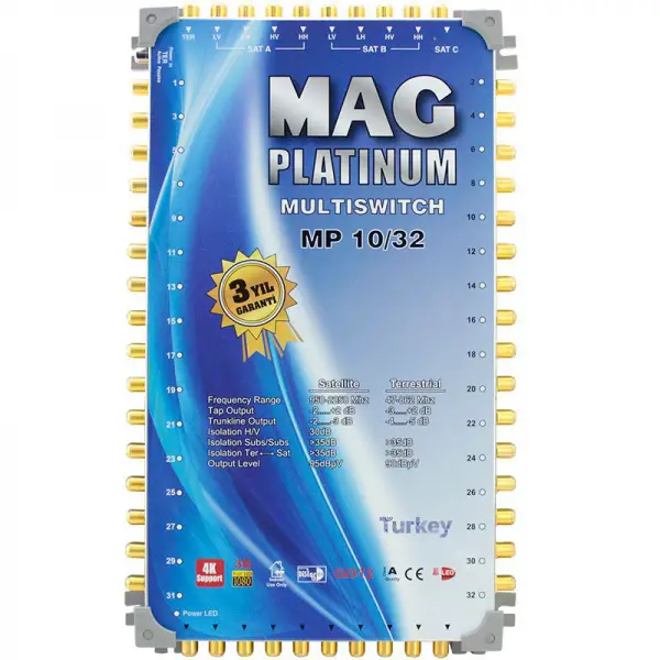 Mag Platinum 10-32 Sonlu Uydu Santrali