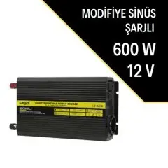 600W-12V ŞARJLI MODİFİYE SİNÜS İNVERTER (UPS)