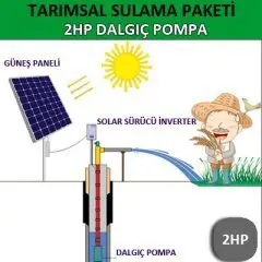 BOSHEN  2HP DALGIÇ POMPA - TARIMSAL SULAMA SİSTEMİ