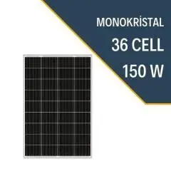 BOSHEN  150W MONOKRİSTAL GÜNEŞ PANELİ