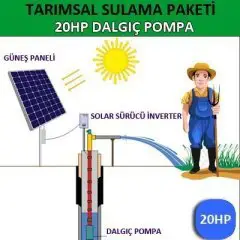 BOSHEN 20HP DALGIÇ POMPA - TARIMSAL SULAMA SİSTEMİ